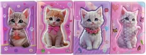 Notitieboek met kattenmotief