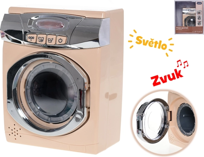Kinderwasmachine met licht- en geluidseffecten