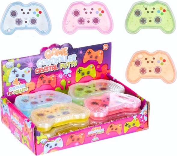 slijm in de vorm van een gamecontroller