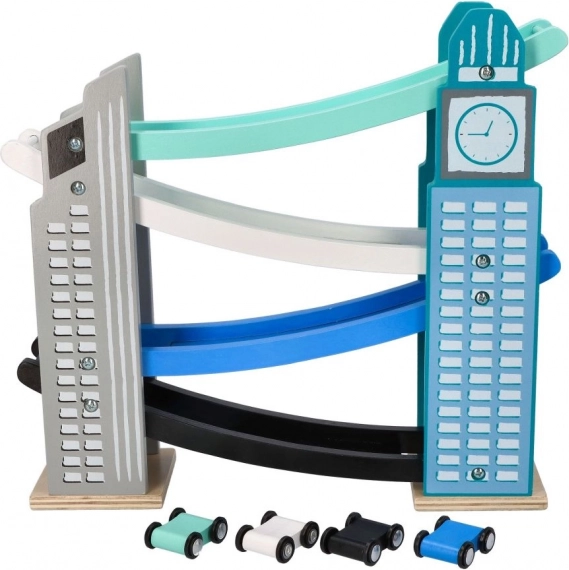 Houten racebaan Wolkenkrabber-Companion