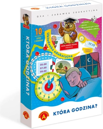 Hoe laat is het – educatieve puzzel