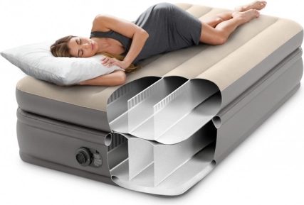 Opblaasbaar bed Dura-Beam Twin Comfort Elevated met ingebouwde elektrische pomp
