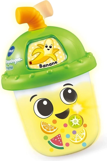 Interactieve kinderregenboog-smoothie met licht 14 cm - 1 stuk