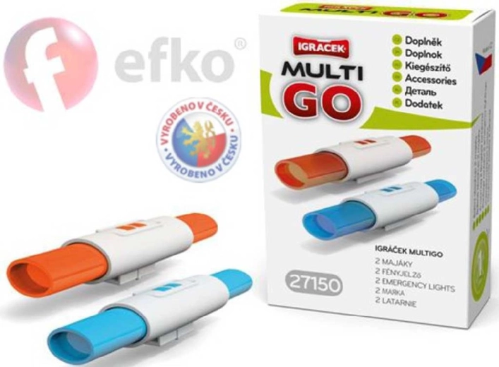 Efko Igráček MultiGO zwaailichten – accessoires in doosje (2 stuks)