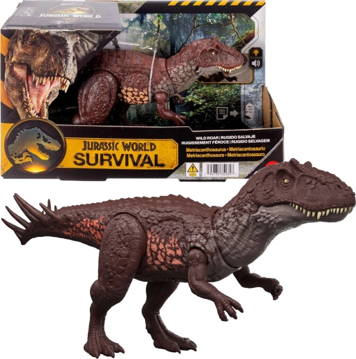 Interactieve dinosaurus Jurassic World Metriacanthosaurus met geluid en licht Mattel
