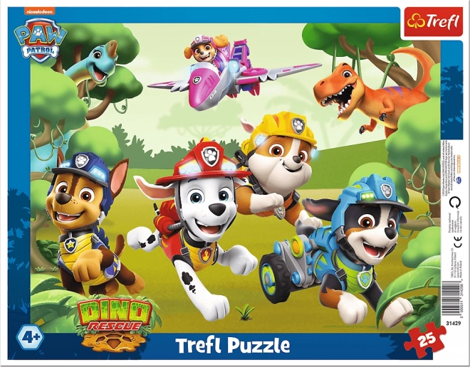 Puzzel PAW Patrol Geweldige hondentrucs 25 stukjes