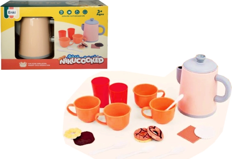 Kinderkeukenset servies voor 4 personen