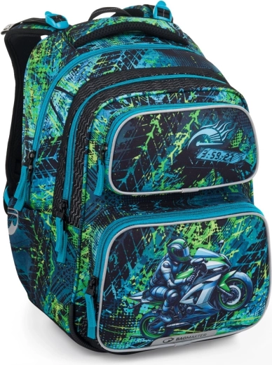 Bagmaster schoolrugzak DOPI 25 B motor