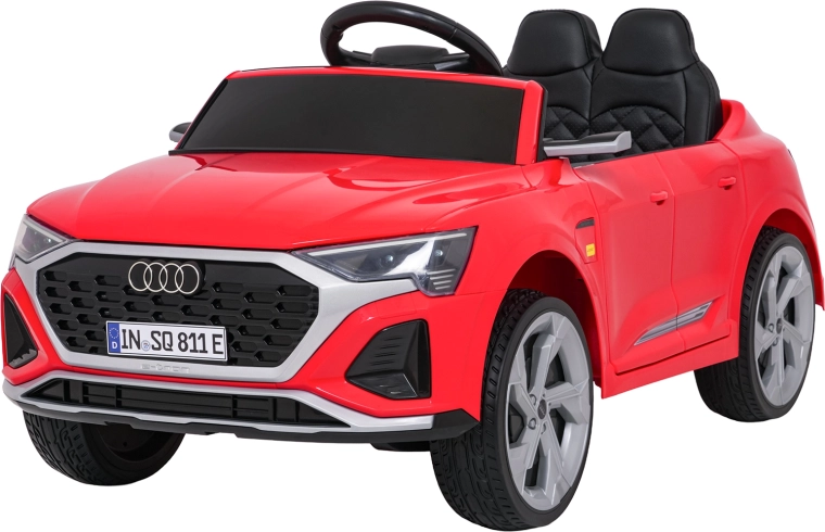 Elektrische kinderauto Audi SQ8 rood met afstandsbediening
