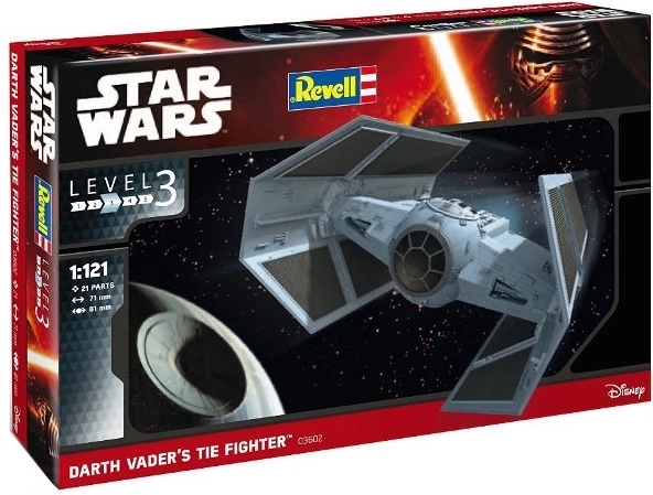 Modelbouwset TIE Fighter van Darth Vader 1:121 – REVELL STAR WARS