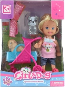 Pop met kinderwagen voor huisdieren