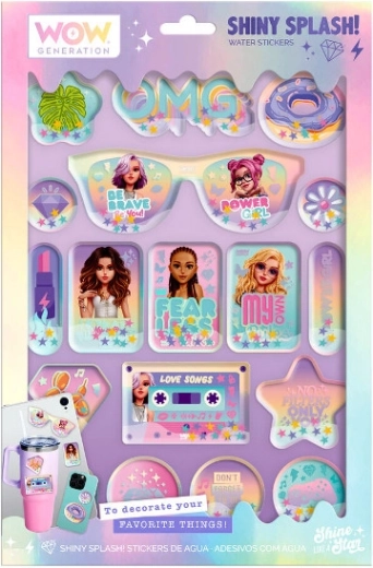 WOW Generation waterstickers – kleurrijke pastelmotieven