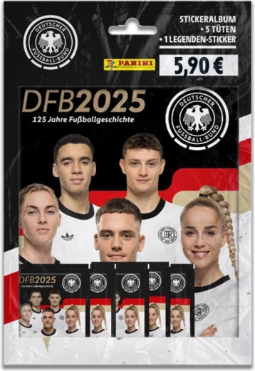 DFB 2025 – 125 jaar voetbalgeschiedenis – startersset stickers