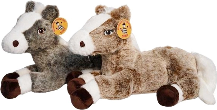 Pluchen liggend paard – groot