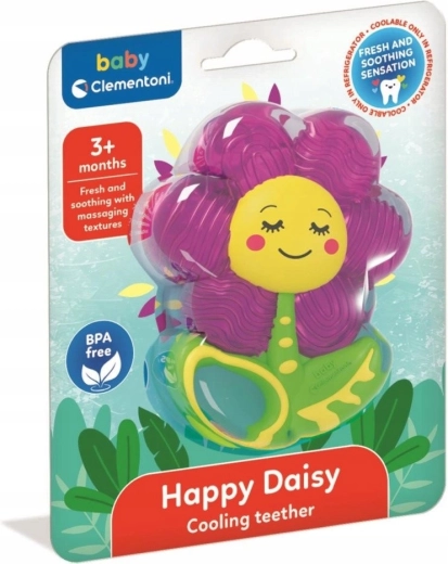 Clementoni Baby koelbijtring Vrolijke margriet