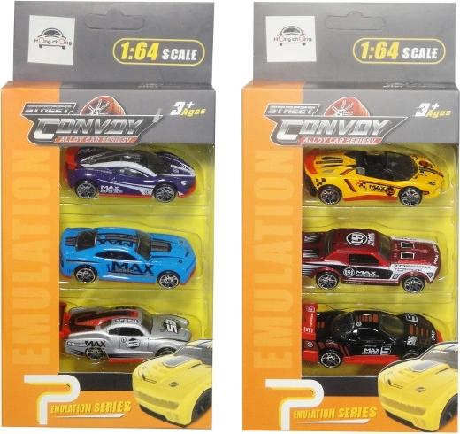 Kunststof-metalen raceautootje 1 st.