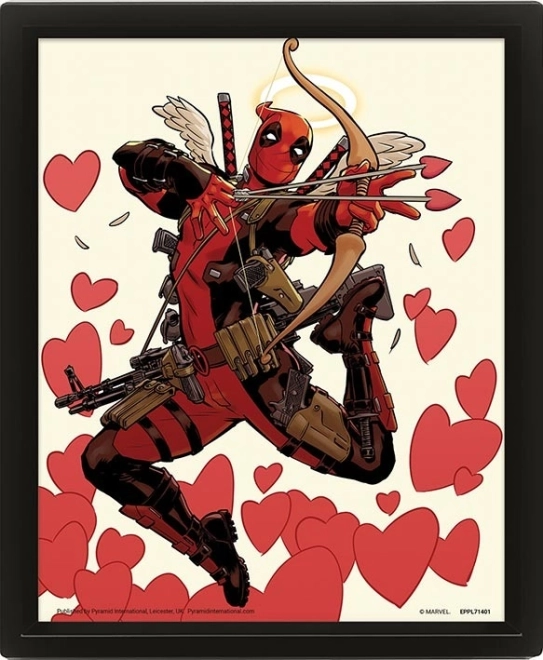 3D schilderij DEADPOOL – Shooting Love