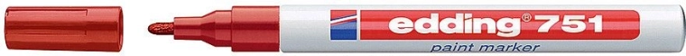 Lakmarker rood Edding 751