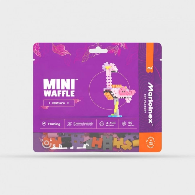 Mini Wafelblokjes - Flamingo 50 stuks