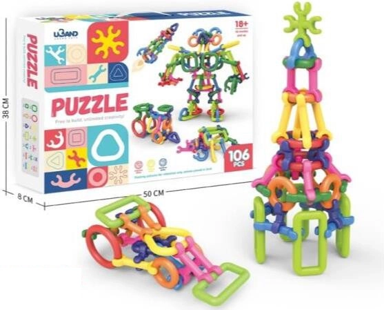 Constructiespeelgoed 106-delige set