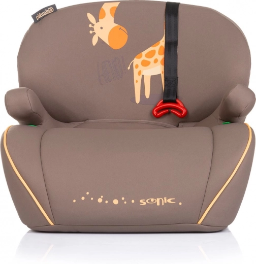 Kinderzitverhoger Sonic met giraffemotief i-Size Isofix