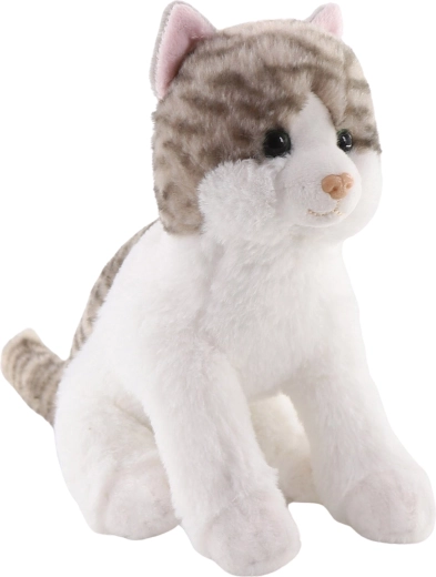 Zittende pluchen kat 20 cm