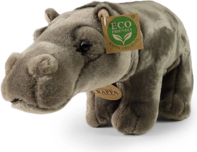 Rappa pluchen nijlpaard, staand, 30 cm Eco-Friendly