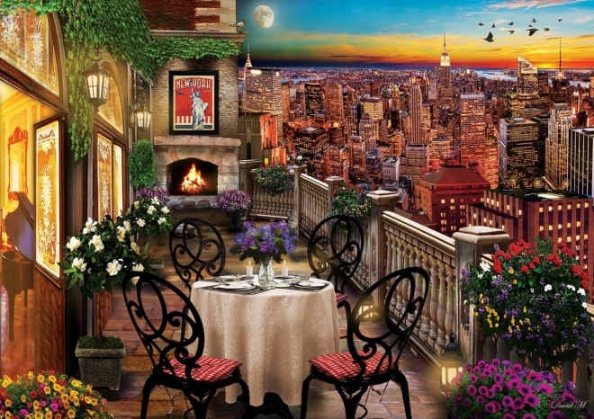 Puzzel Diner in New York 1000 stukjes ART PUZZLE