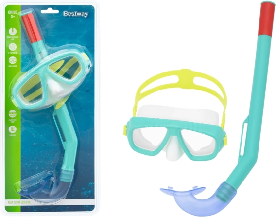Kinder snorkelset BESTWAY – masker en snorkel, turquoise