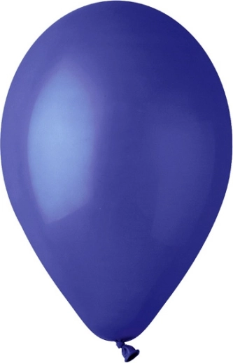 Pastelkleurige ballonnen 25 cm – donkerblauw