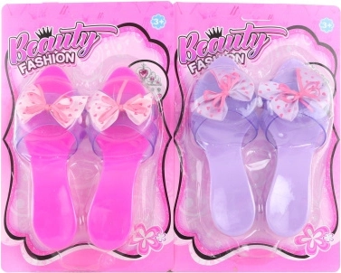 Plastic kinderschoentjes met strik