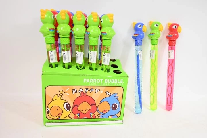 Zeepbellen met vogelmotief 35 cm (18 stuks)