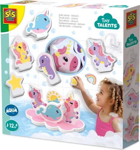 Badstickers voor in bad eenhoorns Tiny Talents
