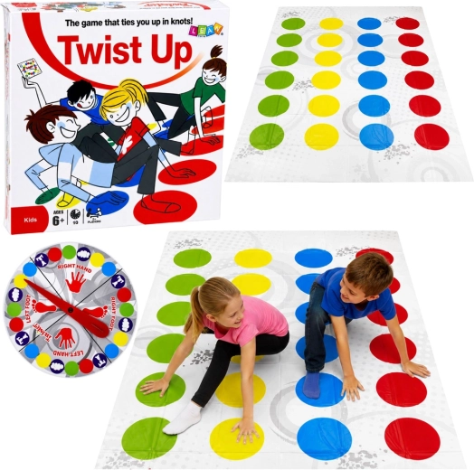 Twist – familiespel in beweging met speelmat en draaischijf