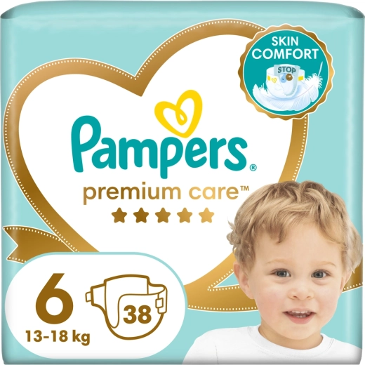 Pampers Premium Care luiers maat 6 (13 kg+) 38 stuks