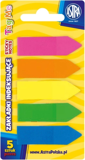 Zelfklevende memo’s ASTRA Neon 5 kleuren