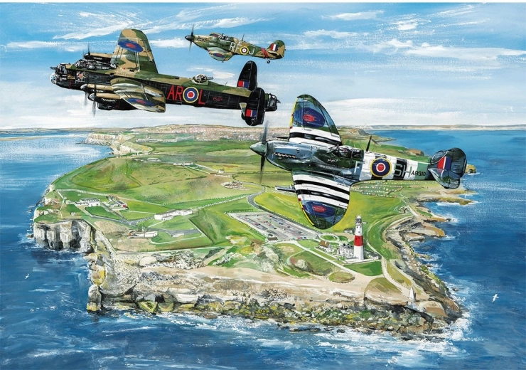 Puzzel Vleugels boven Portland 500 stukjes