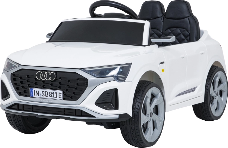 Elektrische Audi SQ8-kinderauto met afstandsbediening, wit