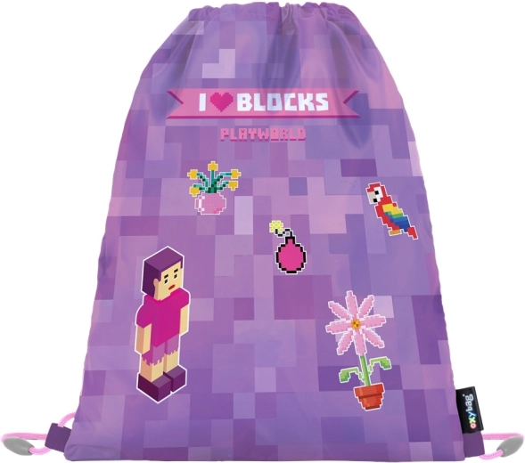 Turnzak Playworld Girl – schooltas van polyester