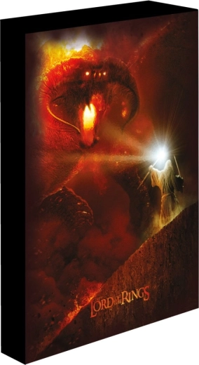 LED verlicht schilderij The Lord of the Rings – Balrog 30 × 40 cm