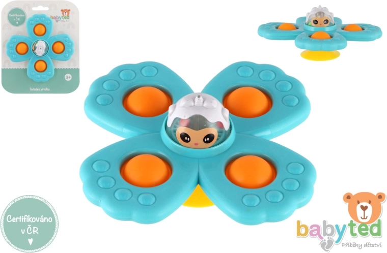 Babyted draaibare propeller voor kinderen 11 × 5 cm