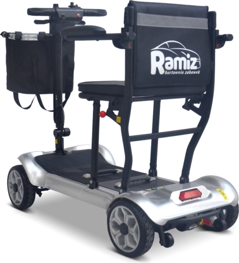 Elektrische vierwielscooter voor senioren EasyGo – grijs