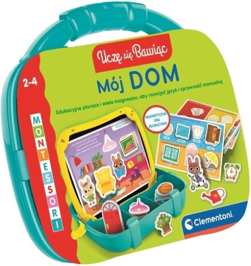 Educatieve magnetische koffer Mijn huis