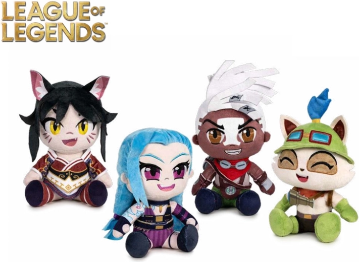 Pluchen figuren van League of Legends-kampioenen 21 cm – set van 24 stuks