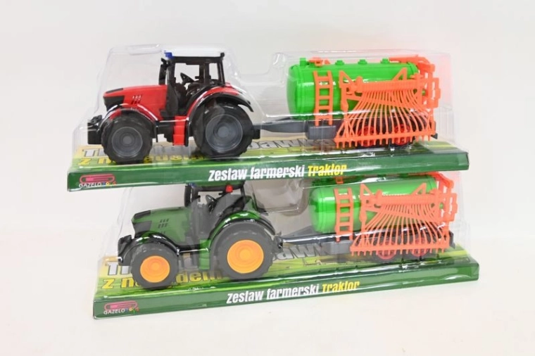 Tractor met landbouwmachine