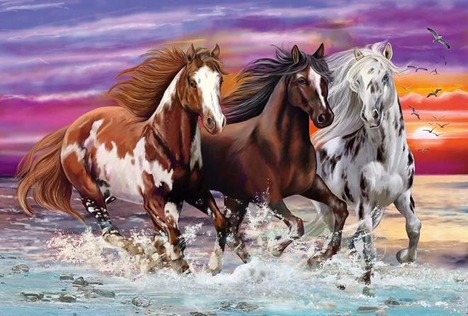 Puzzel Trio wilde paarden 200 stukjes SCHMIDT