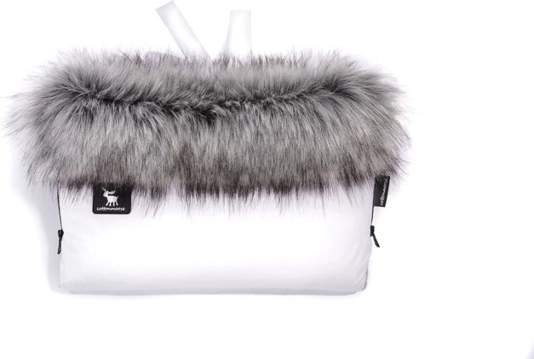 Cottonmoose handmof voor kinderwagen White