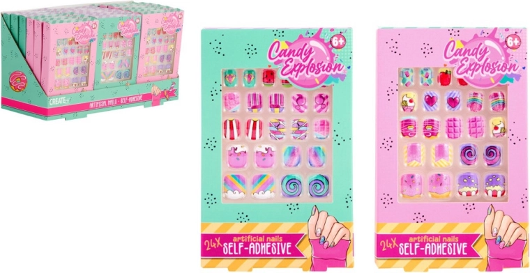 Create It! Candy kleurrijke plaknagels