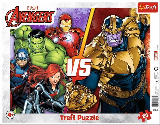 Puzzel Onoverwinnelijk team Avengers 25 puzzelstukjes