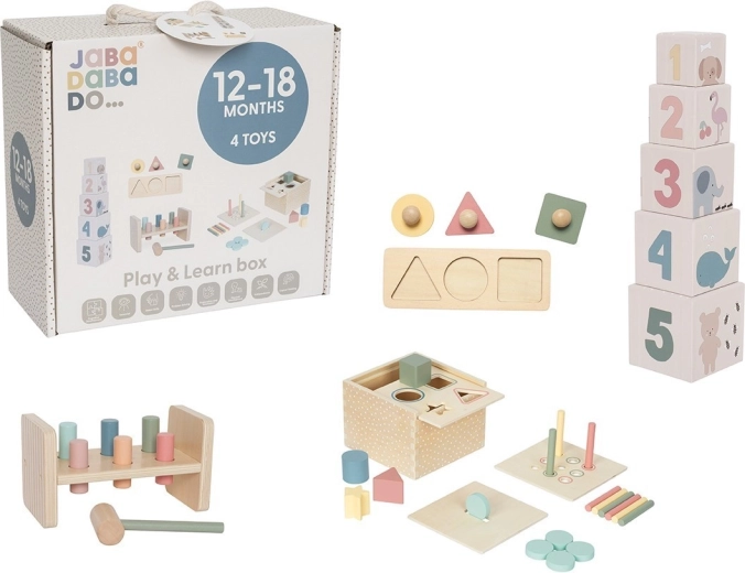 Jabadabado box spelen en leren 12–18 maanden